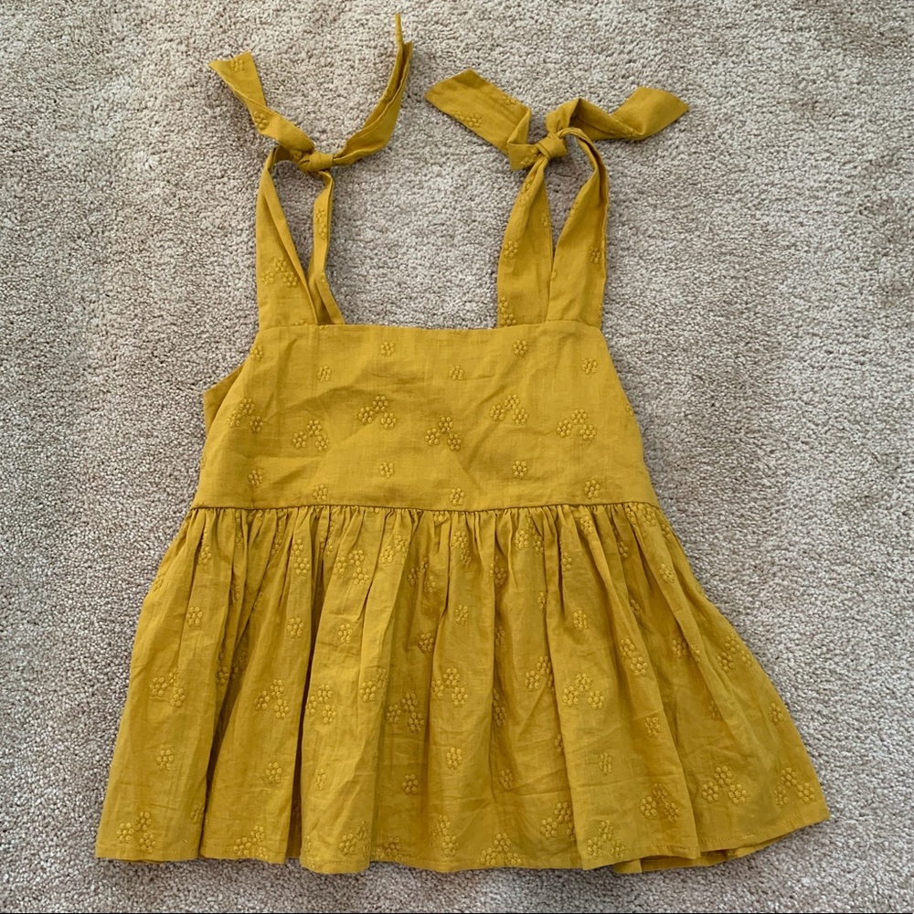 Yellow summer tank